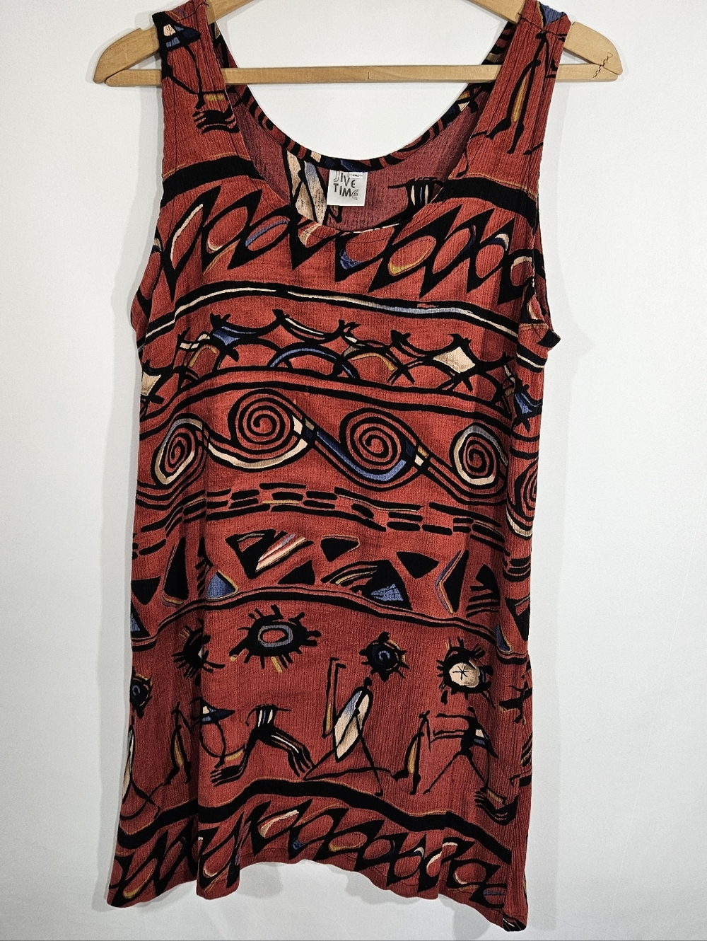 Vtg Jive Time Shift Dress